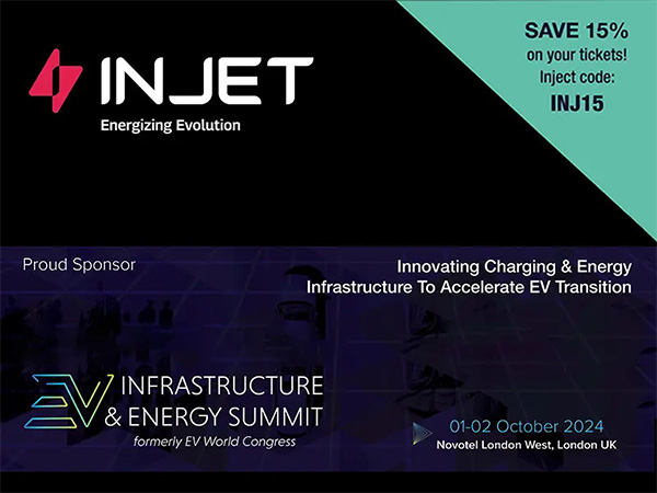Join Injet New Energy at The EV Infrastructure & Energy Summit 2024 with 15% Discount