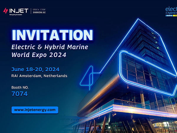 Invitation To Visit Injet New Energy at The Electric & Hybrid Marine World Expo 2024