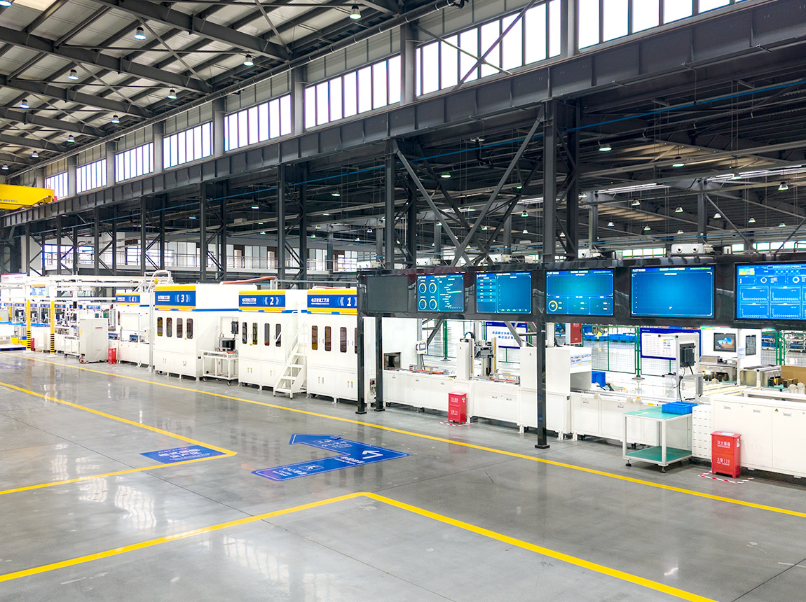 Semi-automated PACK production line